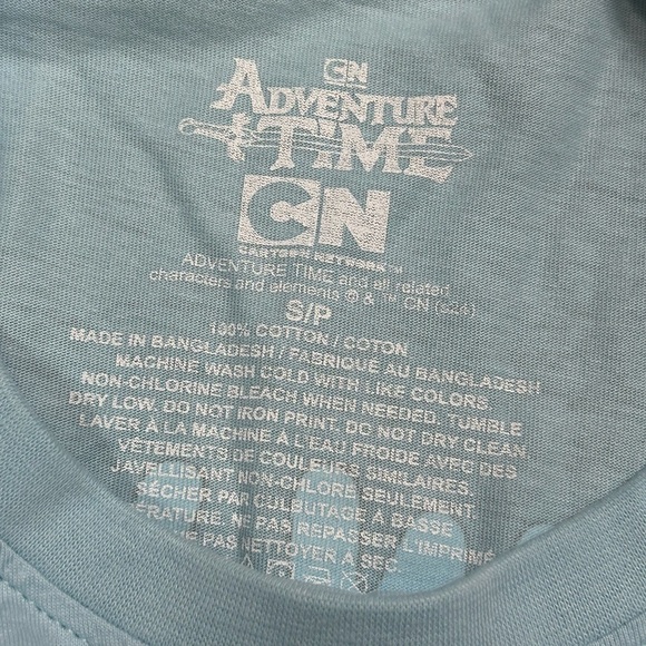 Adventure Time x Cartoon Network Finn & Jake “Aww Yeah” Small Blue T-Shirt -BNWT - Picture 3 of 4